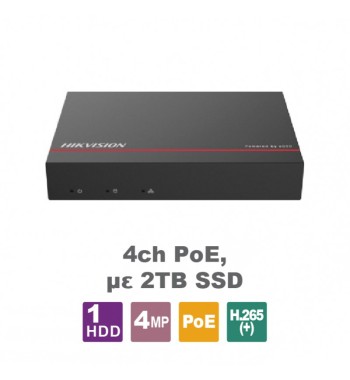 HIKVISION DS-E04NI-Q1/4P(SSD 2T)