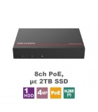 HIKVISION DS-E08NI-Q1/8P(SSD 2T)